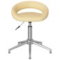vidaXL Sillas de comedor giratorias 2 unidades cuero sintético crema vidaXL Sillas de comedor giratorias 2 unidades cuero sintético crema