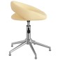 vidaXL Sillas de comedor giratorias 2 unidades cuero sintético crema vidaXL Sillas de comedor giratorias 2 unidades cuero sintético crema