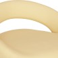 vidaXL Sillas de comedor giratorias 2 unidades cuero sintético crema vidaXL Sillas de comedor giratorias 2 unidades cuero sintético crema