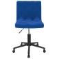 vidaXL Sillas de comedor giratorias 2 uds terciopelo azul vidaXL Sillas de comedor giratorias 2 uds terciopelo azul