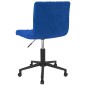 vidaXL Sillas de comedor giratorias 2 uds terciopelo azul vidaXL Sillas de comedor giratorias 2 uds terciopelo azul