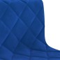 vidaXL Sillas de comedor giratorias 2 uds terciopelo azul vidaXL Sillas de comedor giratorias 2 uds terciopelo azul