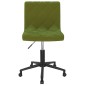 vidaXL Sillas de comedor giratorias 2 unidades terciopelo verde claro vidaXL Sillas de comedor giratorias 2 unidades terciopelo verde claro