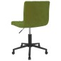 vidaXL Sillas de comedor giratorias 2 unidades terciopelo verde claro vidaXL Sillas de comedor giratorias 2 unidades terciopelo verde claro