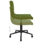 vidaXL Sillas de comedor giratorias 2 unidades terciopelo verde claro vidaXL Sillas de comedor giratorias 2 unidades terciopelo verde claro