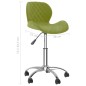 vidaXL Sillas de comedor giratorias 2 unidades terciopelo verde claro vidaXL Sillas de comedor giratorias 2 unidades terciopelo verde claro
