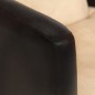 vidaXL Sillón de cuero auténtico marrón canela y negro vidaXL Sillón de cuero auténtico marrón canela y negro