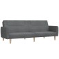 vidaXL Sofá cama de 2 plazas tela gris claro vidaXL Sofá cama de 2 plazas tela gris claro