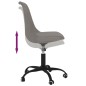 vidaXL Silla de oficina giratoria de tela gris claro vidaXL Silla de oficina giratoria de tela gris claro