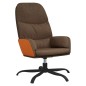 vidaXL Silla de relajación de tela marrón vidaXL Silla de relajación de tela marrón