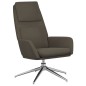 vidaXL Sillón de relax de piel de ante sintética gris oscuro vidaXL Sillón de relax de piel de ante sintética gris oscuro
