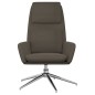vidaXL Sillón de relax de piel de ante sintética gris oscuro vidaXL Sillón de relax de piel de ante sintética gris oscuro
