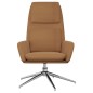 vidaXL Sillón de relax de piel de ante sintético gris taupe vidaXL Sillón de relax de piel de ante sintético gris taupe