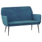 vidaXL Banco de terciopelo azul 108x79x79 cm vidaXL Banco de terciopelo azul 108x79x79 cm