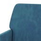 vidaXL Banco de terciopelo azul 108x79x79 cm vidaXL Banco de terciopelo azul 108x79x79 cm