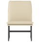 vidaXL Sillón de relax tela color crema 52x75x76 cm vidaXL Sillón de relax tela color crema 52x75x76 cm