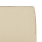 vidaXL Sillón de relax tela color crema 52x75x76 cm vidaXL Sillón de relax tela color crema 52x75x76 cm