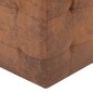 vidaXL Mesitas de noche 2 uds piel ante artificial marrón 30x30x30cm vidaXL Mesitas de noche 2 uds piel ante artificial marrón 30x30x30cm