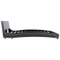 vidaXL Estructura de cama de cuero sintético gris 90x200 cm