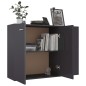 vidaXL Aparador de madera contrachapada gris 105x30x75 cm vidaXL Aparador de madera contrachapada gris 105x30x75 cm