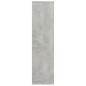 vidaXL Estantería de 3 niveles contrachapada gris hormigón 80x30x114cm