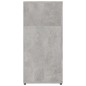 vidaXL Aparador de madera contrachapada gris hormigón 80x36x75 cm vidaXL Aparador de madera contrachapada gris hormigón 80x36x75 cm
