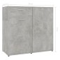 vidaXL Aparador de madera contrachapada gris hormigón 80x36x75 cm vidaXL Aparador de madera contrachapada gris hormigón 80x36x75 cm