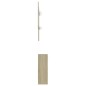 vidaXL Mueble de entrada contrachapada blanco y roble 100x25x76,5 cm vidaXL Mueble de entrada contrachapada blanco y roble 100x25x76,5 cm