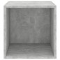 vidaXL Armario de pared 2 uds madera gris hormigón 37x37x37 cm vidaXL Armario de pared 2 uds madera gris hormigón 37x37x37 cm