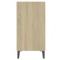 vidaXL Aparador de madera contrachapada color roble Sonoma 57x35x70 cm vidaXL Aparador de madera contrachapada color roble Sonoma 57x35x70 cm