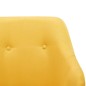 vidaXL Silla mecedora de tela amarilla mostaza vidaXL Silla mecedora de tela amarilla mostaza