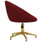 vidaXL Sillas de comedor 2 unidades terciopelo rojo tinto vidaXL Sillas de comedor 2 unidades terciopelo rojo tinto