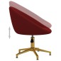 vidaXL Sillas de comedor 2 unidades terciopelo rojo tinto vidaXL Sillas de comedor 2 unidades terciopelo rojo tinto