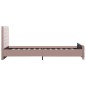 vidaXL Estructura de cama de terciopelo rosa 100x200 cm vidaXL Estructura de cama de terciopelo rosa 100x200 cm