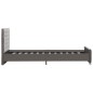 vidaXL Estructura de cama de terciopelo gris 100x200 cm vidaXL Estructura de cama de terciopelo gris 100x200 cm