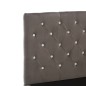 vidaXL Estructura de cama de terciopelo gris 100x200 cm vidaXL Estructura de cama de terciopelo gris 100x200 cm