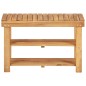vidaXL Estantería de zapatos de madera maciza de acacia 70x32x46 cm vidaXL Estantería de zapatos de madera maciza de acacia 70x32x46 cm