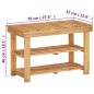 vidaXL Estantería de zapatos de madera maciza de acacia 70x32x46 cm vidaXL Estantería de zapatos de madera maciza de acacia 70x32x46 cm