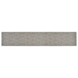 vidaXL Alfombra de cocina lavable terciopelo dibujo rombos 60x300 cm