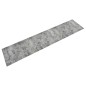 vidaXL Alfombra de cocina lavable terciopelo aspecto hormigón 60x300cm vidaXL Alfombra de cocina lavable terciopelo aspecto hormigón 60x300cm