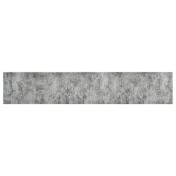 vidaXL Alfombra de cocina lavable terciopelo aspecto hormigón 60x300cm