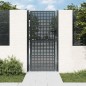 vidaXL Puerta de jardín acero gris antracita 105x225 cm vidaXL Puerta de jardín acero gris antracita 105x225 cm