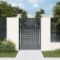 vidaXL Puerta de jardín acero gris antracita 105x175 cm