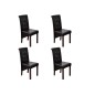 vidaXL Sillas de comedor 4 unidades cuero sintético marrón vidaXL Sillas de comedor 4 unidades cuero sintético marrón