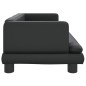 vidaXL Cama para perros de cuero sintético negra 80x45x30 cm vidaXL Cama para perros de cuero sintético negra 80x45x30 cm