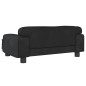 vidaXL Cama para perros de terciopelo negra 70x45x30 cm vidaXL Cama para perros de terciopelo negra 70x45x30 cm