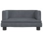 vidaXL Cama para perros de terciopelo gris oscuro 60x40x30 cm vidaXL Cama para perros de terciopelo gris oscuro 60x40x30 cm