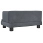 vidaXL Cama para perros de terciopelo gris oscuro 60x40x30 cm vidaXL Cama para perros de terciopelo gris oscuro 60x40x30 cm