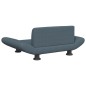 vidaXL Cama para perros de tela gris oscuro 70x45x28 cm vidaXL Cama para perros de tela gris oscuro 70x45x28 cm