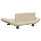 vidaXL Cama para perros de tela crema 70x45x28 cm vidaXL Cama para perros de tela crema 70x45x28 cm